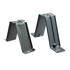 Vapor Meter Support Bracket, ZINC w/ 1 in U-Bolt, Flat Tabs, Style A 5-3/4in x 7-1/2in ** - Chimney Cricket