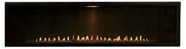WMH 48" Boulevard Linear Fireplace with Electronic Remote, LP - Chimney Cricket