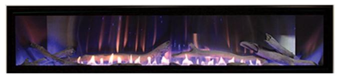 WMH 60" Boulevard Linear Fireplace with Electronic Remote, NG - Chimney Cricket