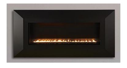 WMH 30" Boulevard Slim Line 10,000 BTU Linear Fireplace with Electronic Valve, LP - Chimney Cricket