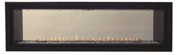 WMH 48" Boulevard See-Thru Linear Fireplace with Electronic Remote, NG - Chimney Cricket
