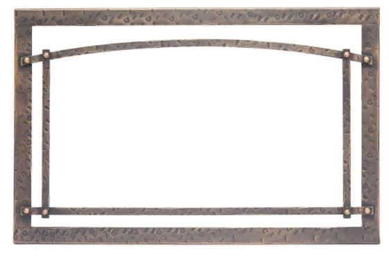 Modern Flames Hammered Burnished Bronze Premium Overlay - Chimney Cricket