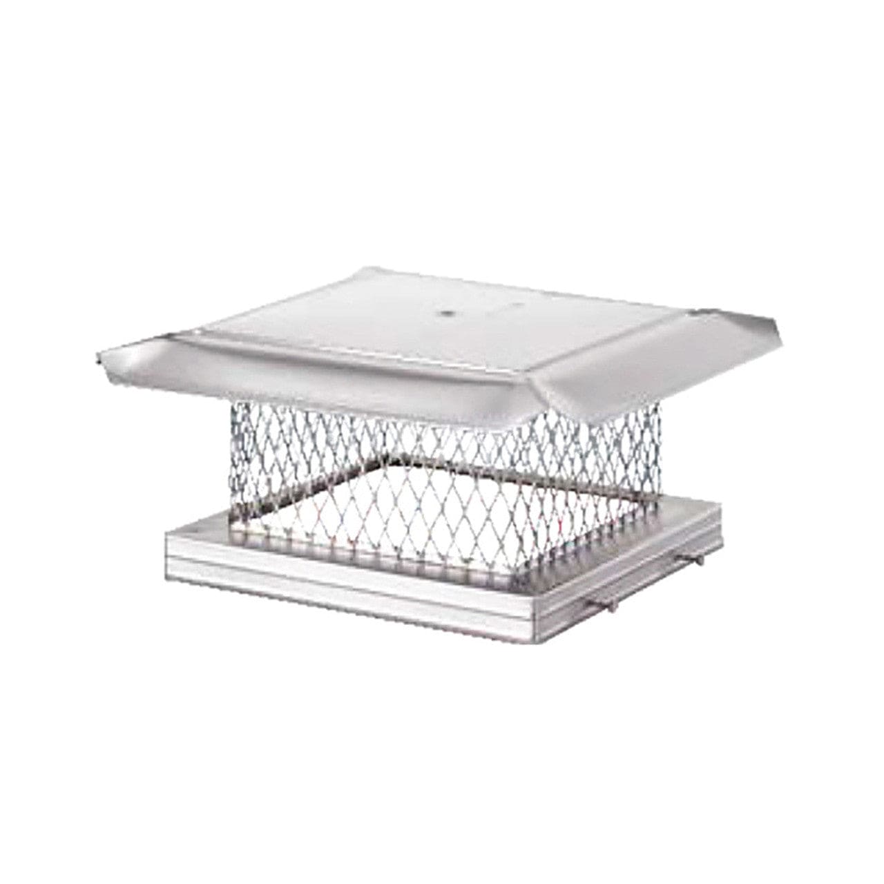13" X 17" HomeSaver Pro 3/4" Mesh 304-Alloy Stainless Steel Single-Flue Chimney Cap - SSSB13X18 - Chimney Cricket