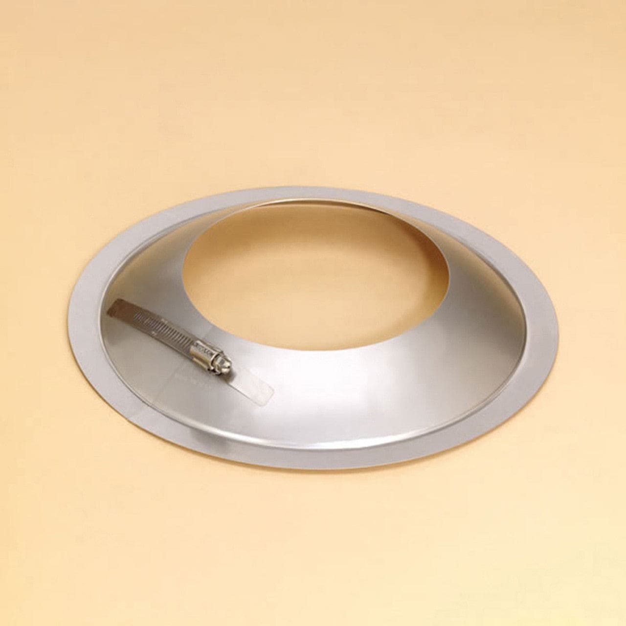 11" HomeSaver UltraPro/Pro 304-Alloy Stainless Steel Storm Collar - 41126SS - Chimney Cricket