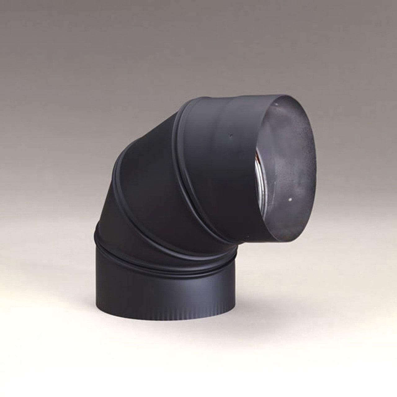8" Heatfab Black 90-Degree Sectioned Elbow Adjustable - Chimney Cricket