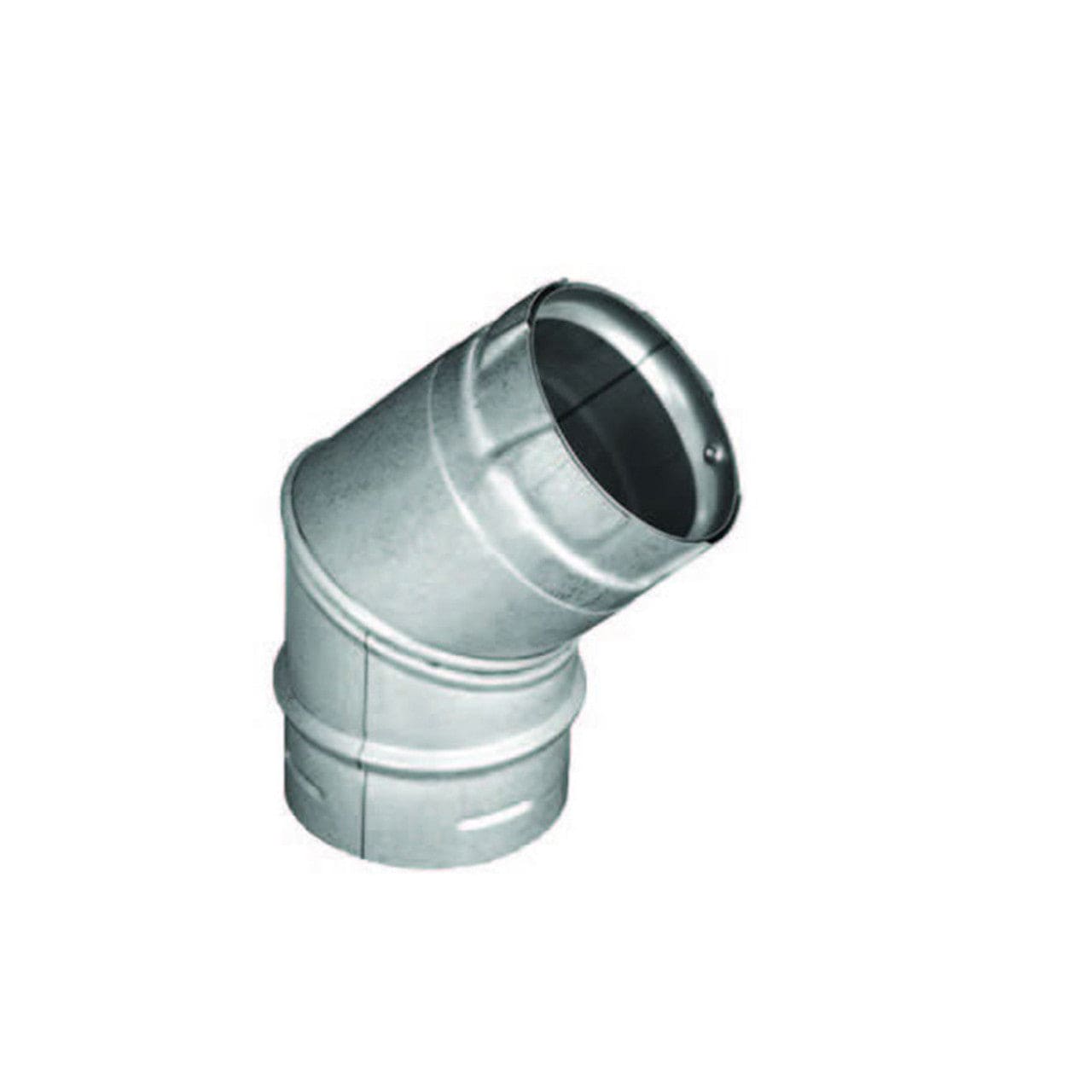 3" PelletVent Pro Double-Wall Black 45-Degree Elbow - 3PVP-E45B - Chimney Cricket