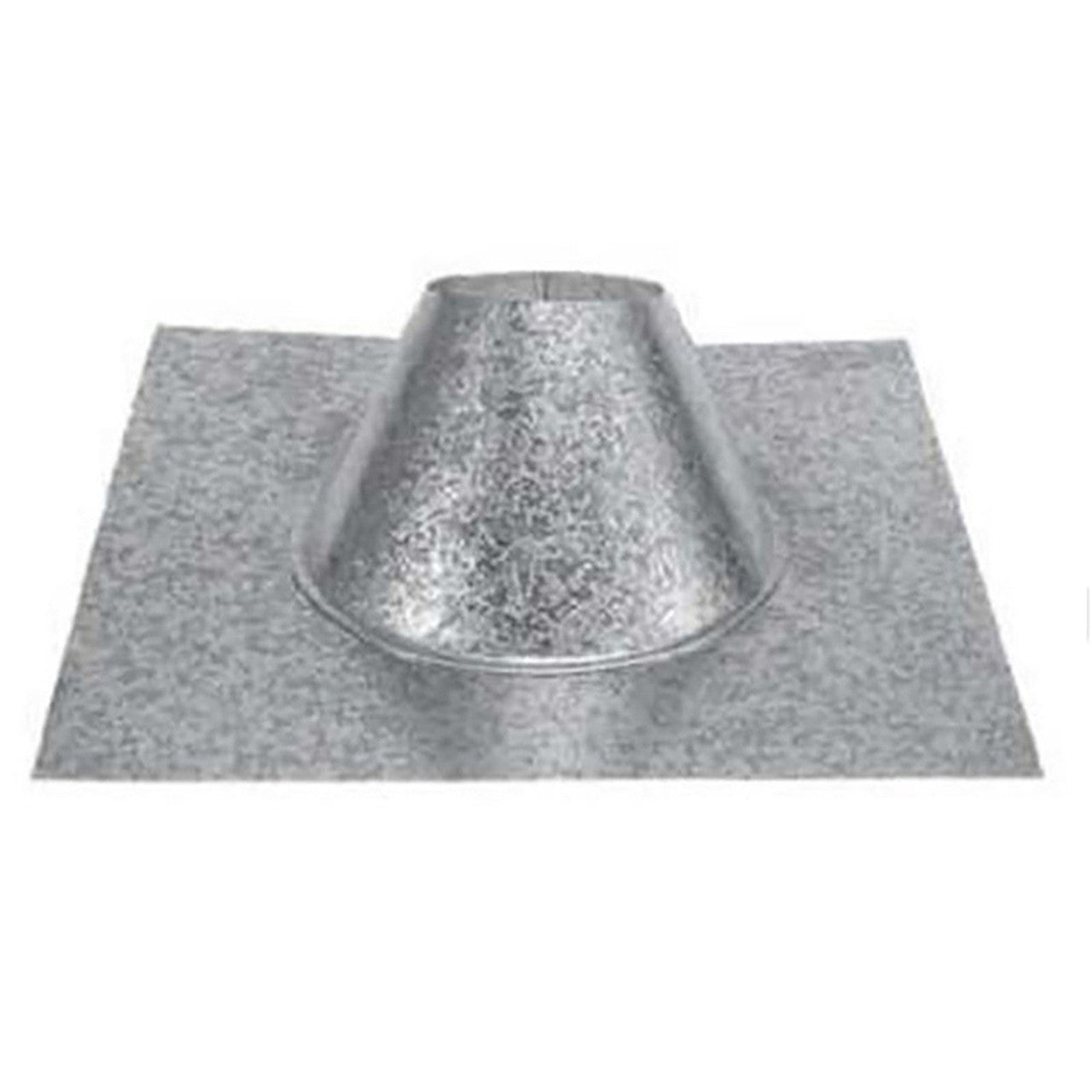 4" PelletVent Pro Adjustable 0/12 - 6/12 Roof Flashing - 4PVP-F6 - Chimney Cricket