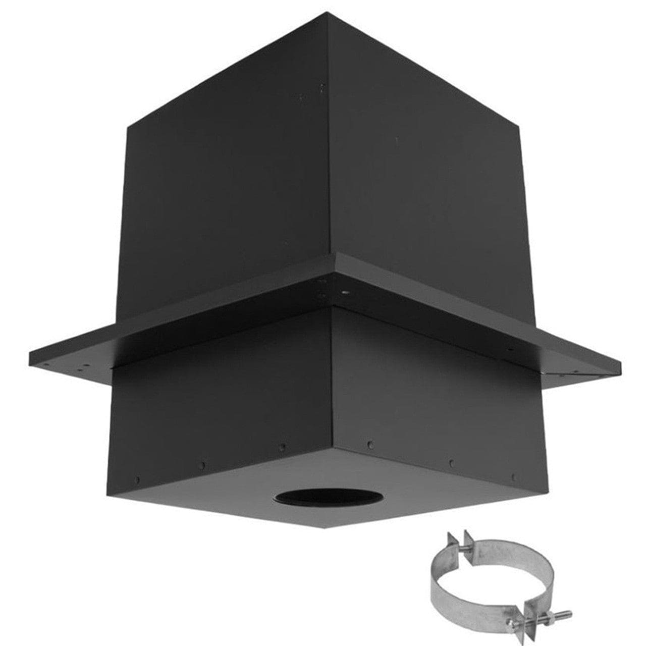 3" PelletVent Pro Cathedral Ceiling Support Box - 3PVP-CS - Chimney Cricket