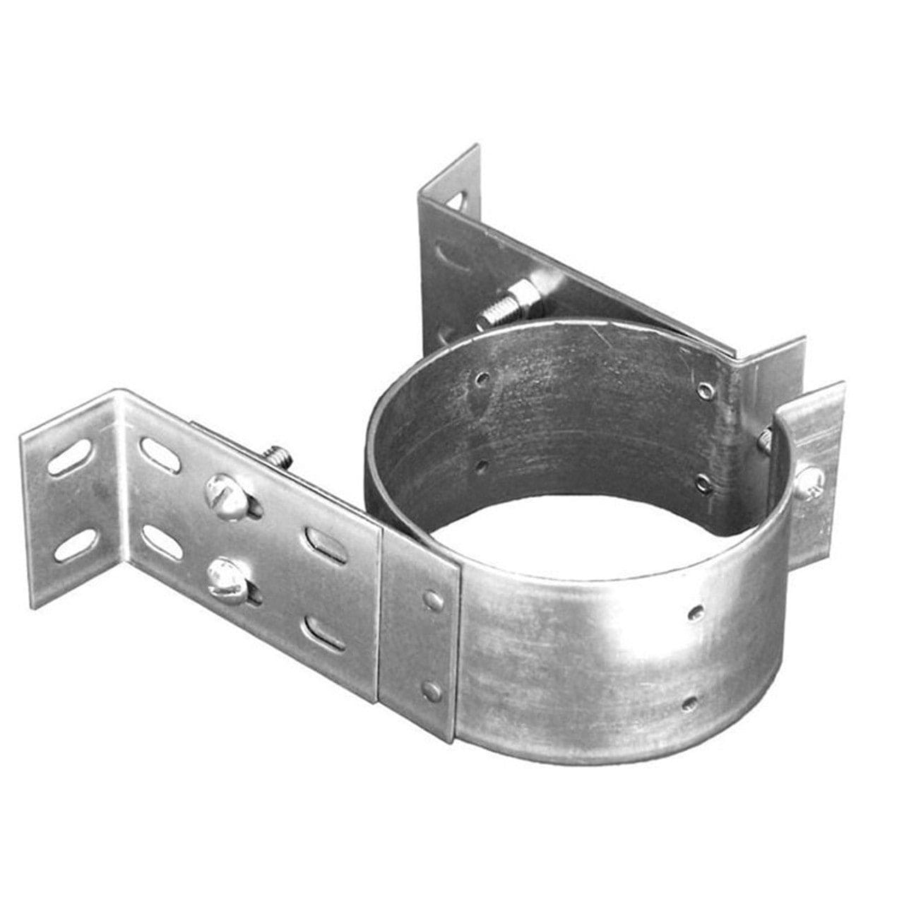 3" PelletVent Pro Adjustable Wall Strap/Tee Support - 3PVP-WSA - Chimney Cricket
