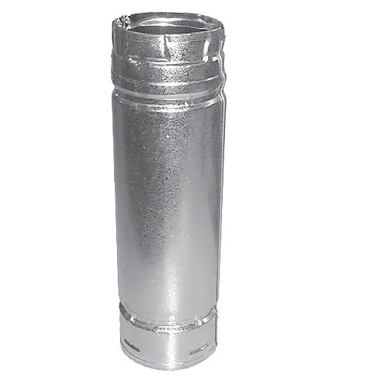 3" x 24" PelletVent Pro Double-Wall Galvalume Pipe Length - 3PVP-24 - Chimney Cricket