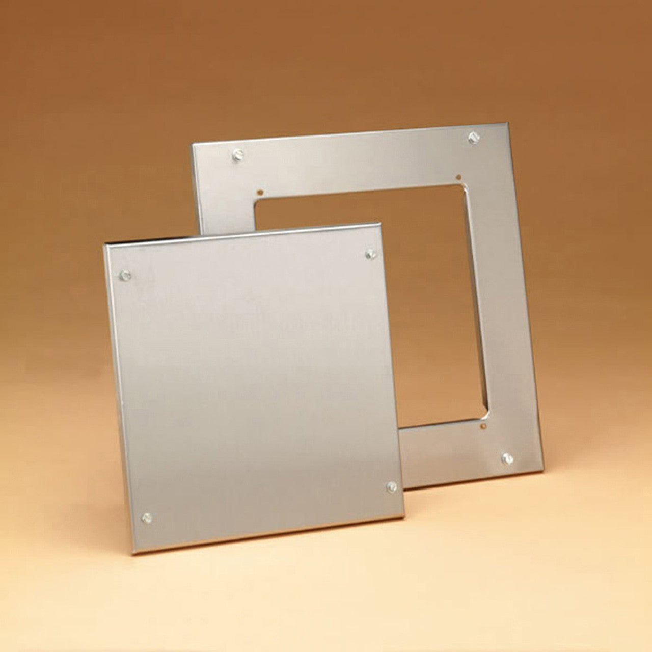 8" X 8" HomeSaver Stainless Steel Insulated Access Door - Chimney Cricket