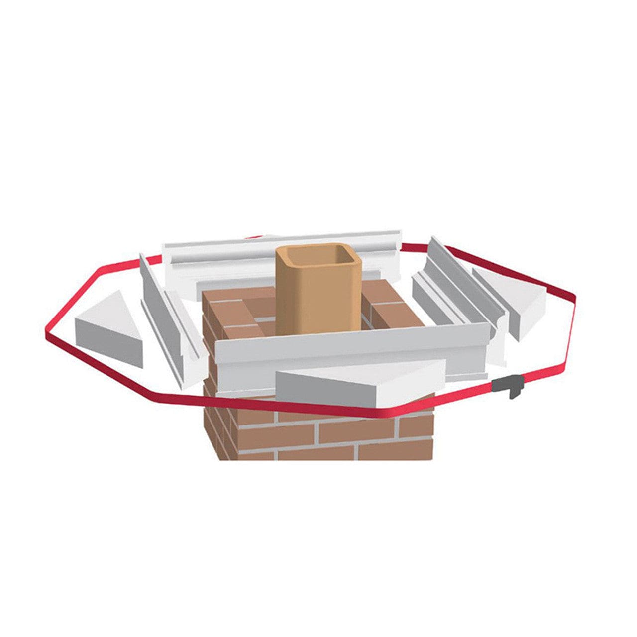 Ahrens Victorian Crown Forms Ratchet Strap Nylon 15' - Chimney Cricket