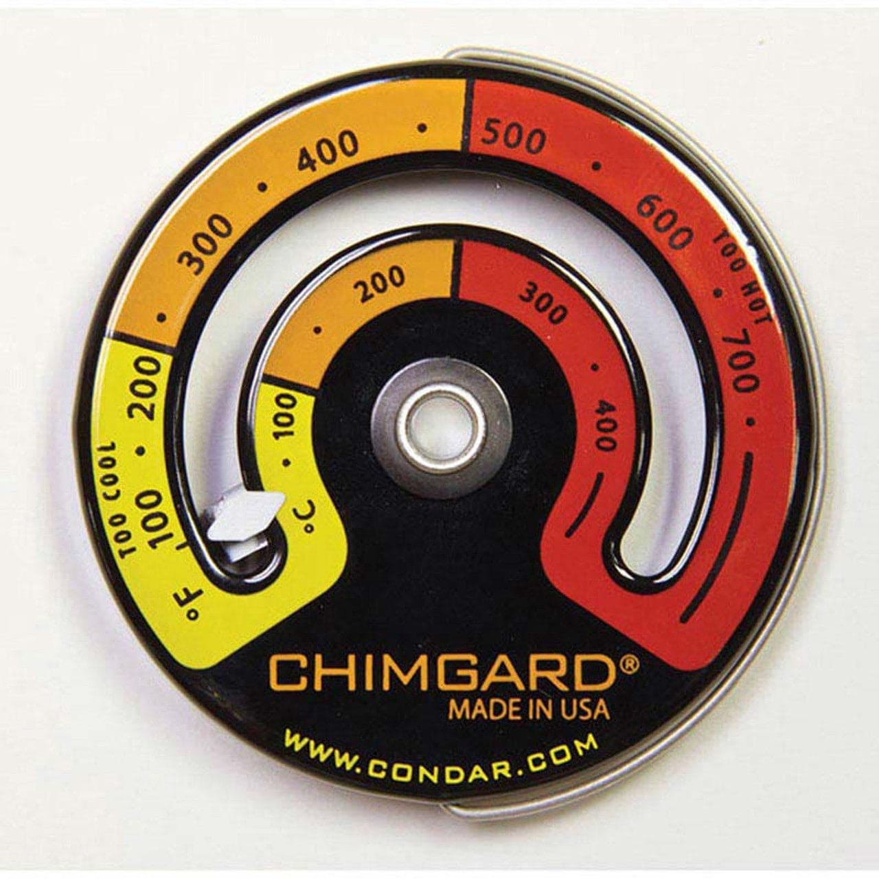 Chimguard Magnetic Stove Pipe Thermometer - 3-4 - Chimney Cricket