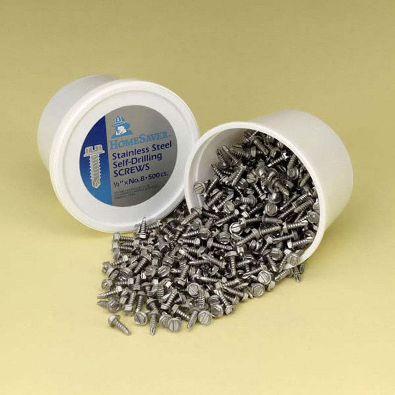 1/2" Stainless Steel Self-Drilling Screws #8 - Pack Of 500 - SWF812-500-SS - Chimney Cricket