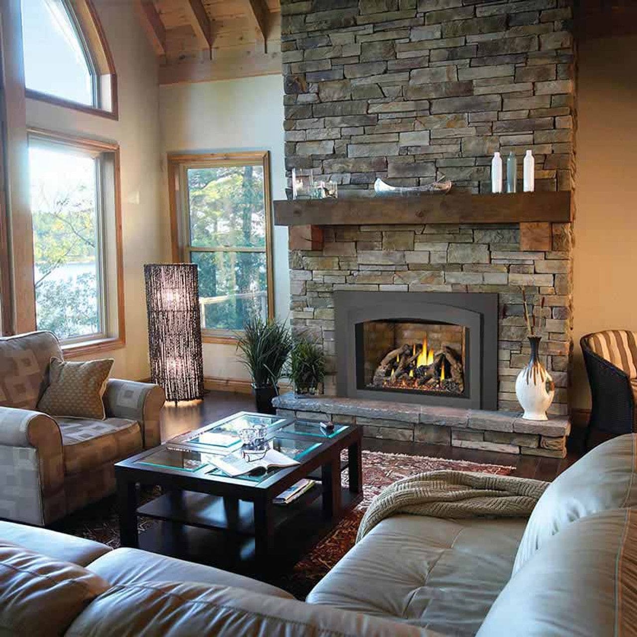 Napoleon OAKVILLE X4 Direct Vent Electronic Ignition Natural Gas Firebox Insert - GDIX4N - Chimney Cricket