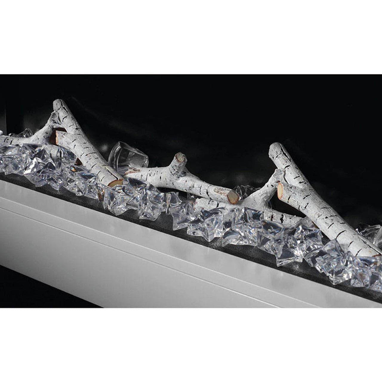 Napoleon Stylus Cara 32 Wall Mount Shelf Style Electric White Fireplace - NEFP32-5019W - Chimney Cricket