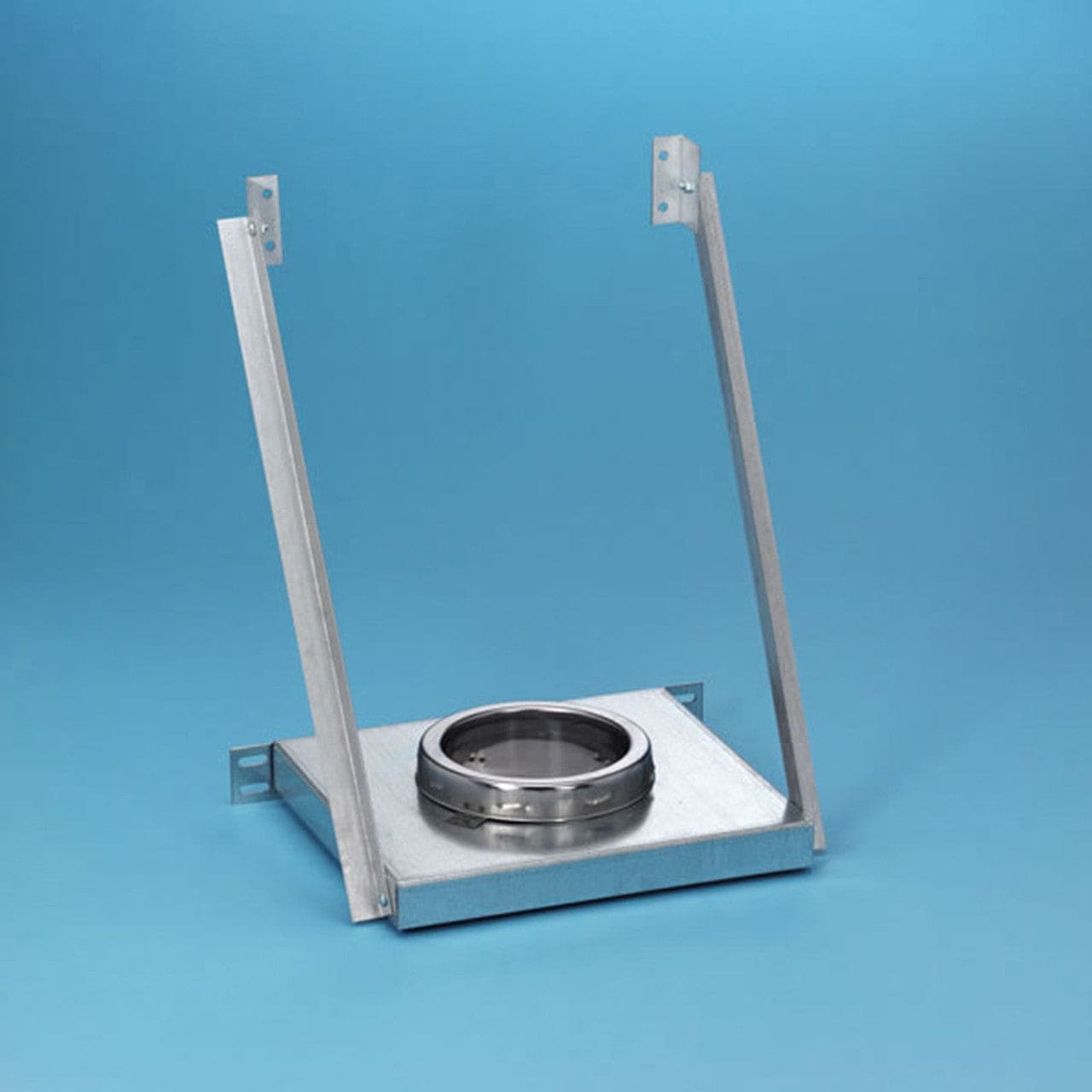 6" Secure Temp Galvalume Wall Support - 6SM - Chimney Cricket