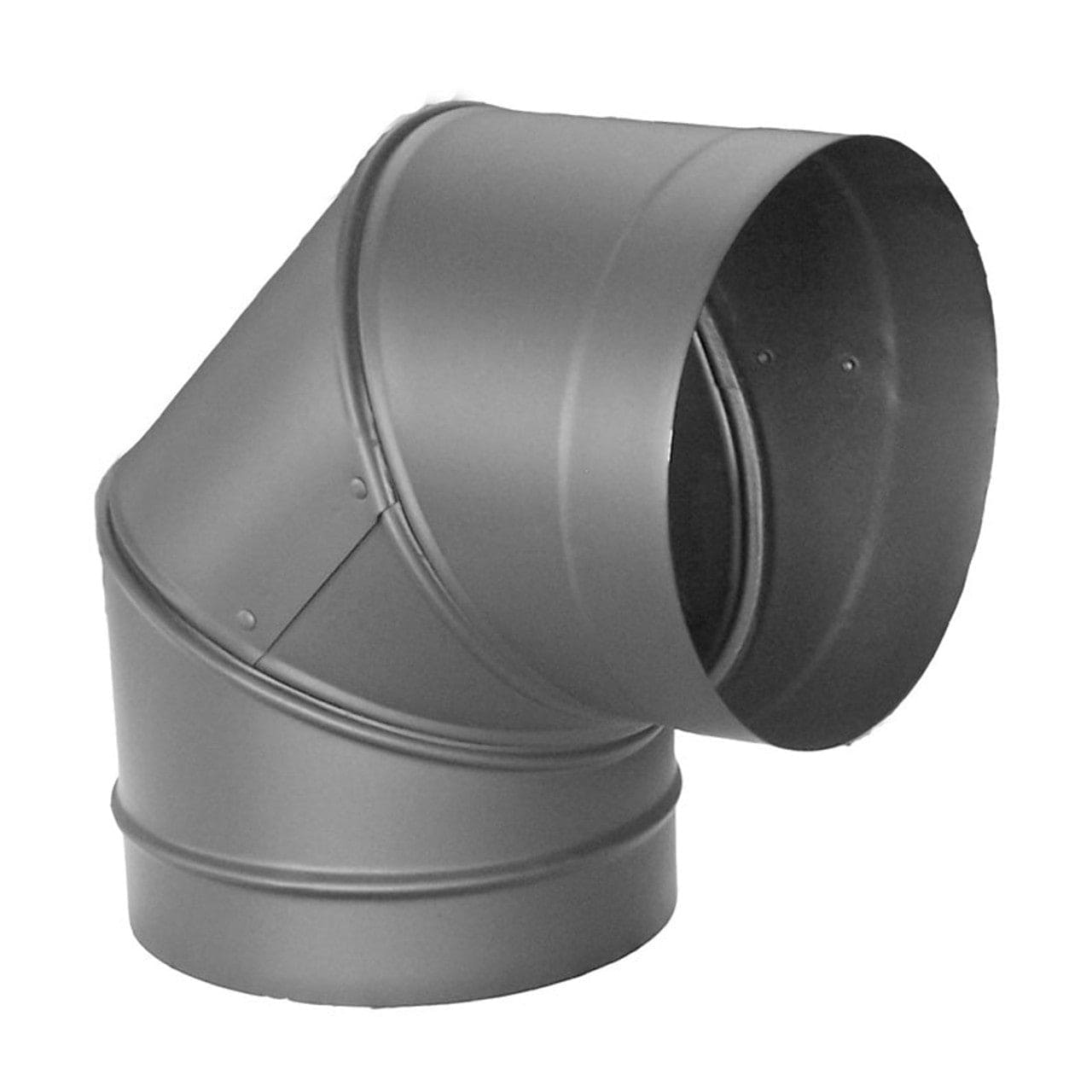 10" DuraVent DuraBlack 90-Degree Adjustable Sectioned Elbow - 10DBK-E90 - Chimney Cricket