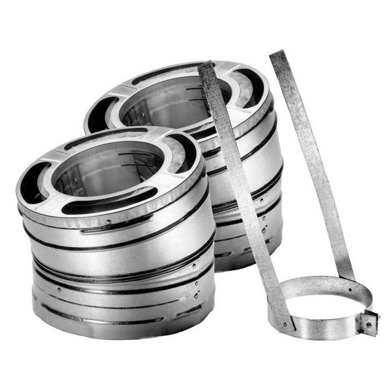 6" DuraVent DuraPlus Galvalume 30-Degree Elbow Kit - 6DP-E30 - Chimney Cricket