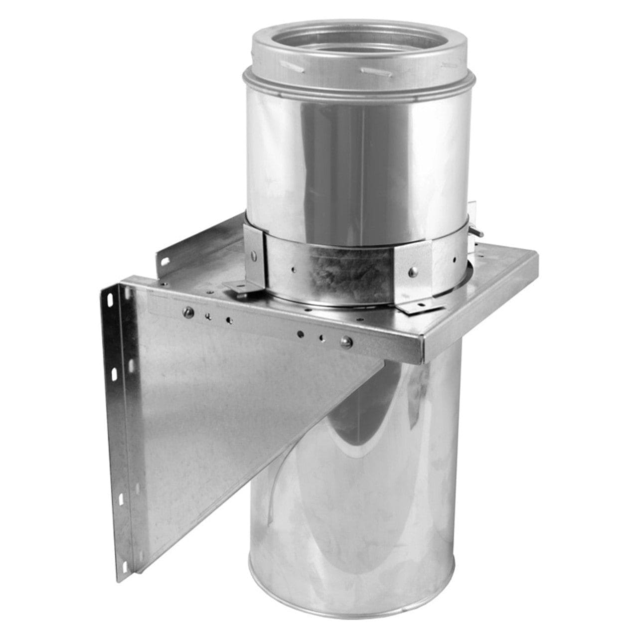6" DuraVent DuraTech Stainless Steel Tee Support - 6DT-TSBSS - Chimney Cricket
