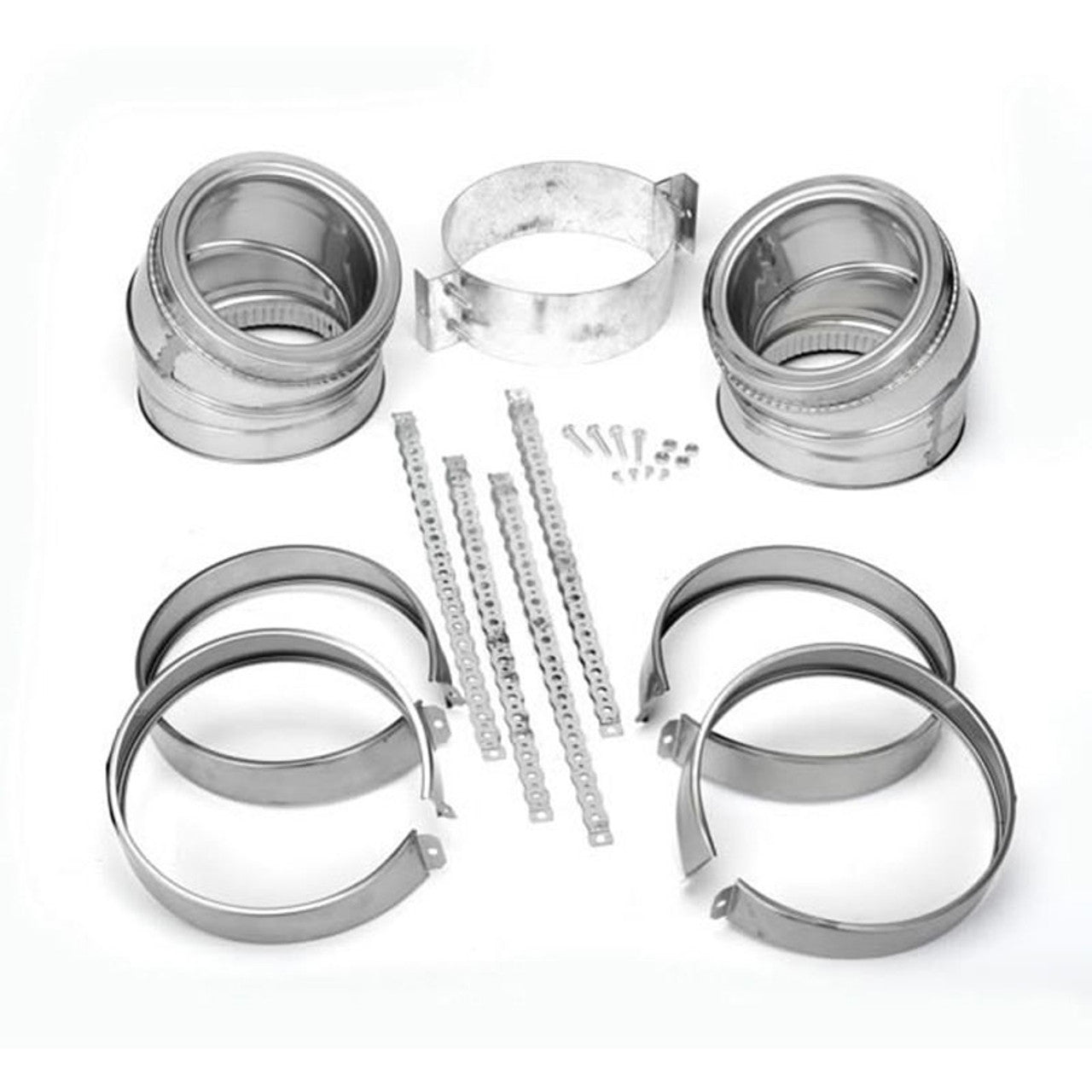 8" Selkirk SuperPro 30-Degree Elbow Kit - SPR8EL30K - Chimney Cricket