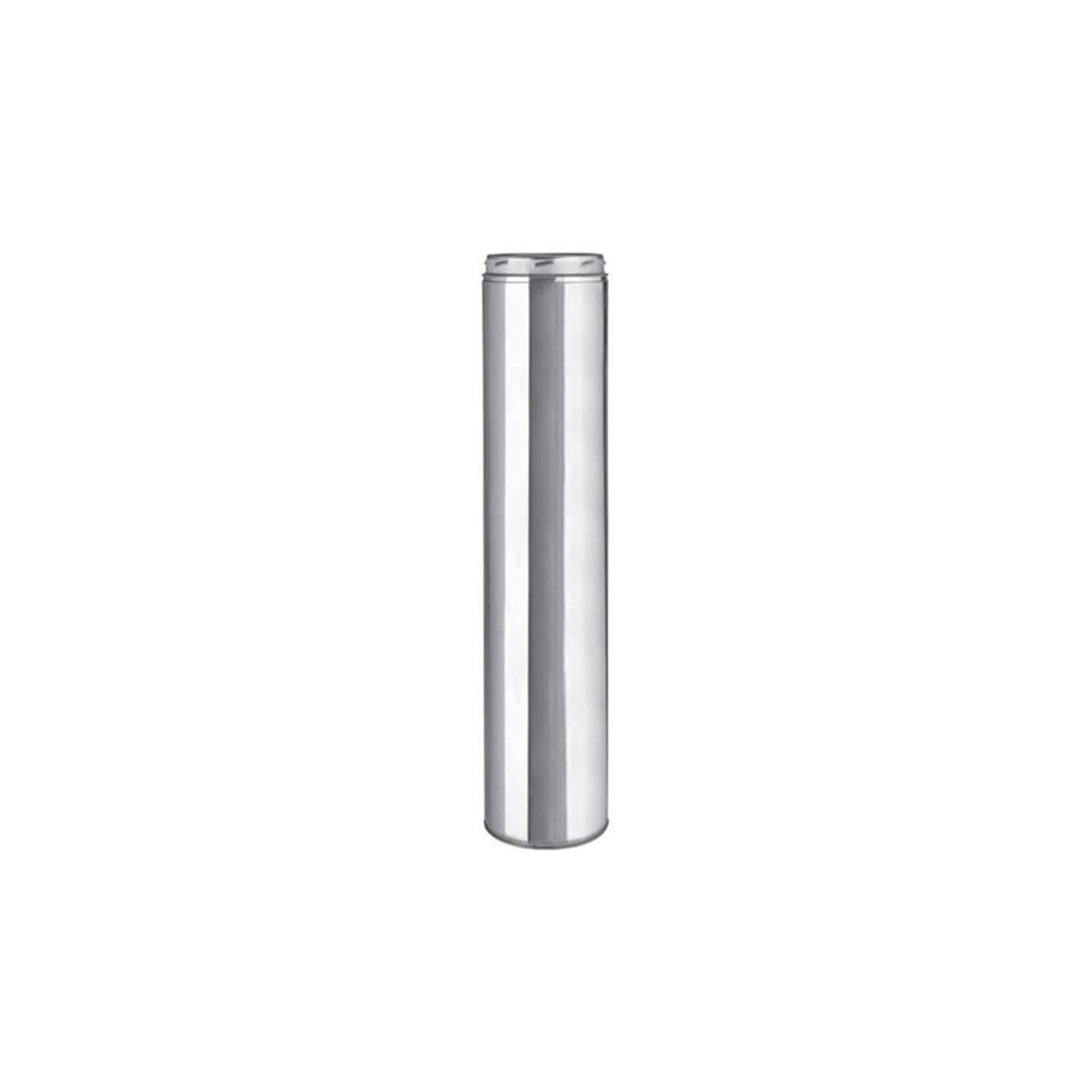 6" Insulated Stainless Steel Ultra-Temp 18" Length Chimney Pipe - 206018U - Chimney Cricket