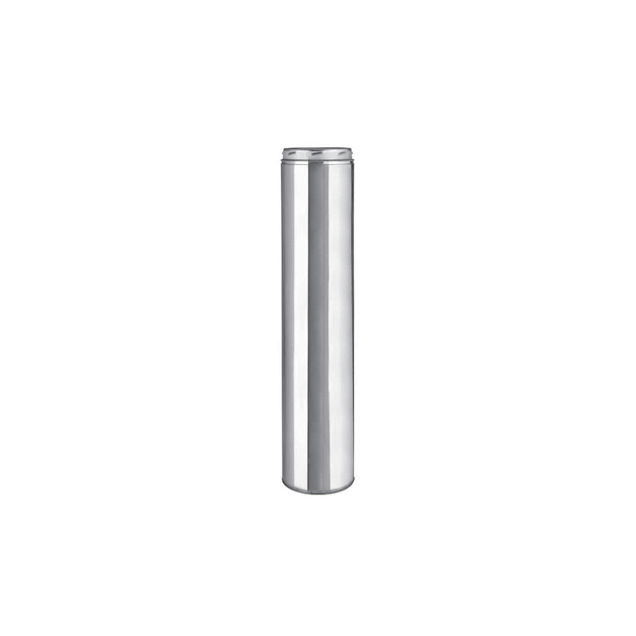6" Insulated Stainless Steel Ultra-Temp 36" Length Chimney Pipe - 206036U - Chimney Cricket