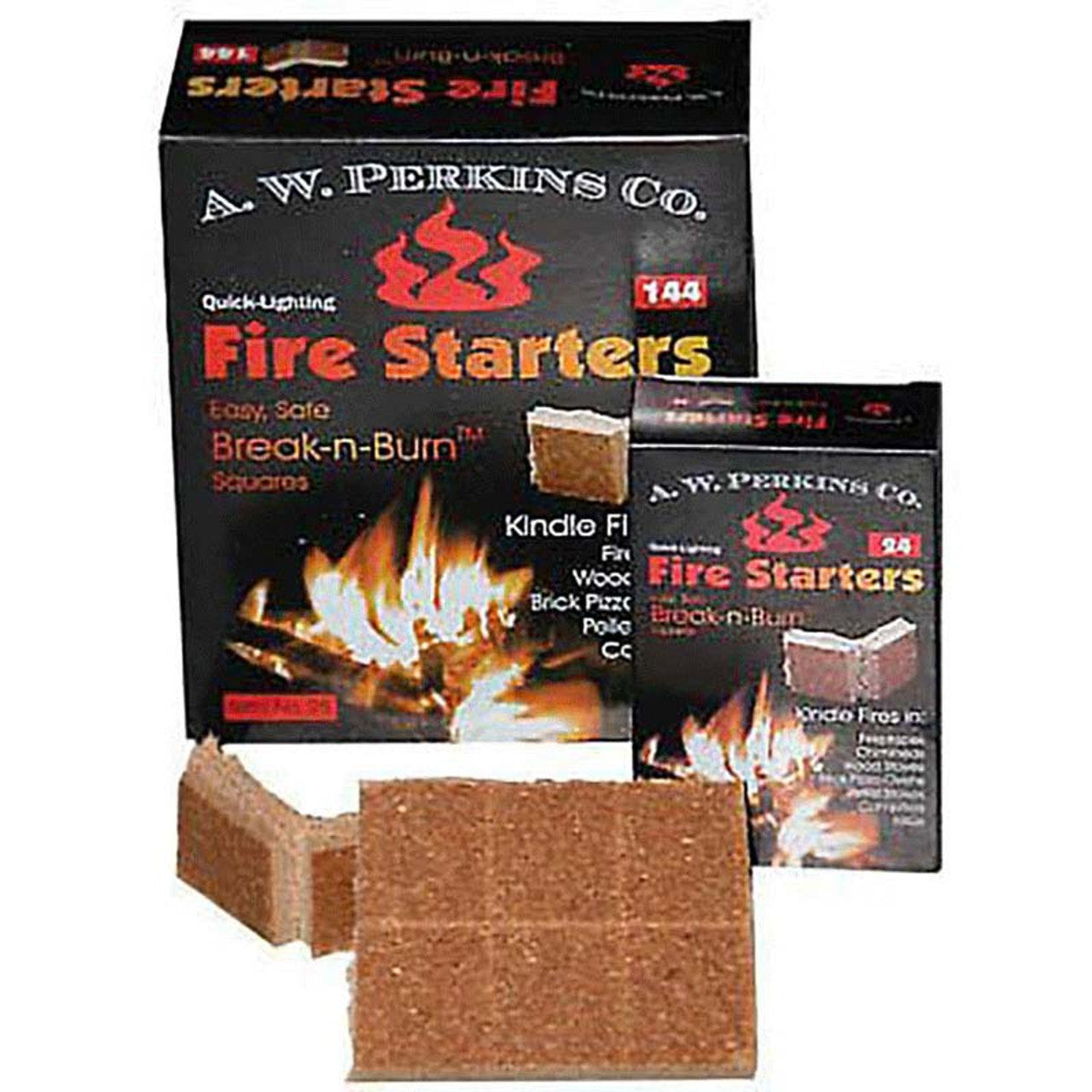 Fire Starters (144 Squares Per Box) - 25 - Chimney Cricket
