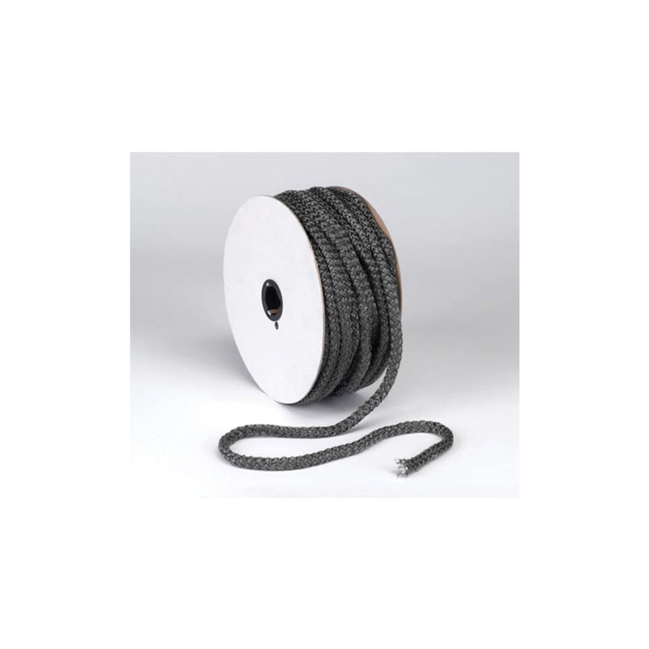 1" X 25' Black Round Graphite Impregnated Fiberglass Wood Stove Door Gasket - 160 - Chimney Cricket