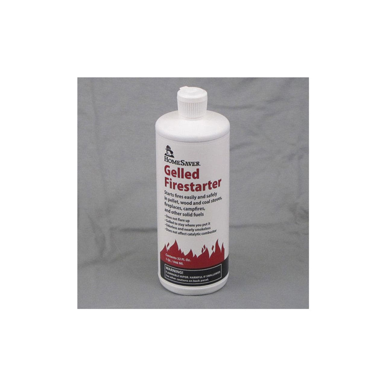 HomeSaver Gelled Firestarter 16 Oz. Bottles (1 Case of 12) - 1049 - Chimney Cricket