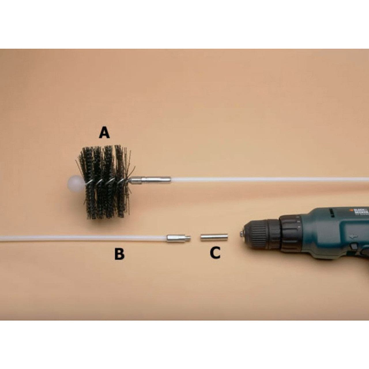 3/8" Quick-Clean Chuck Adaptor - 36121 - Chimney Cricket