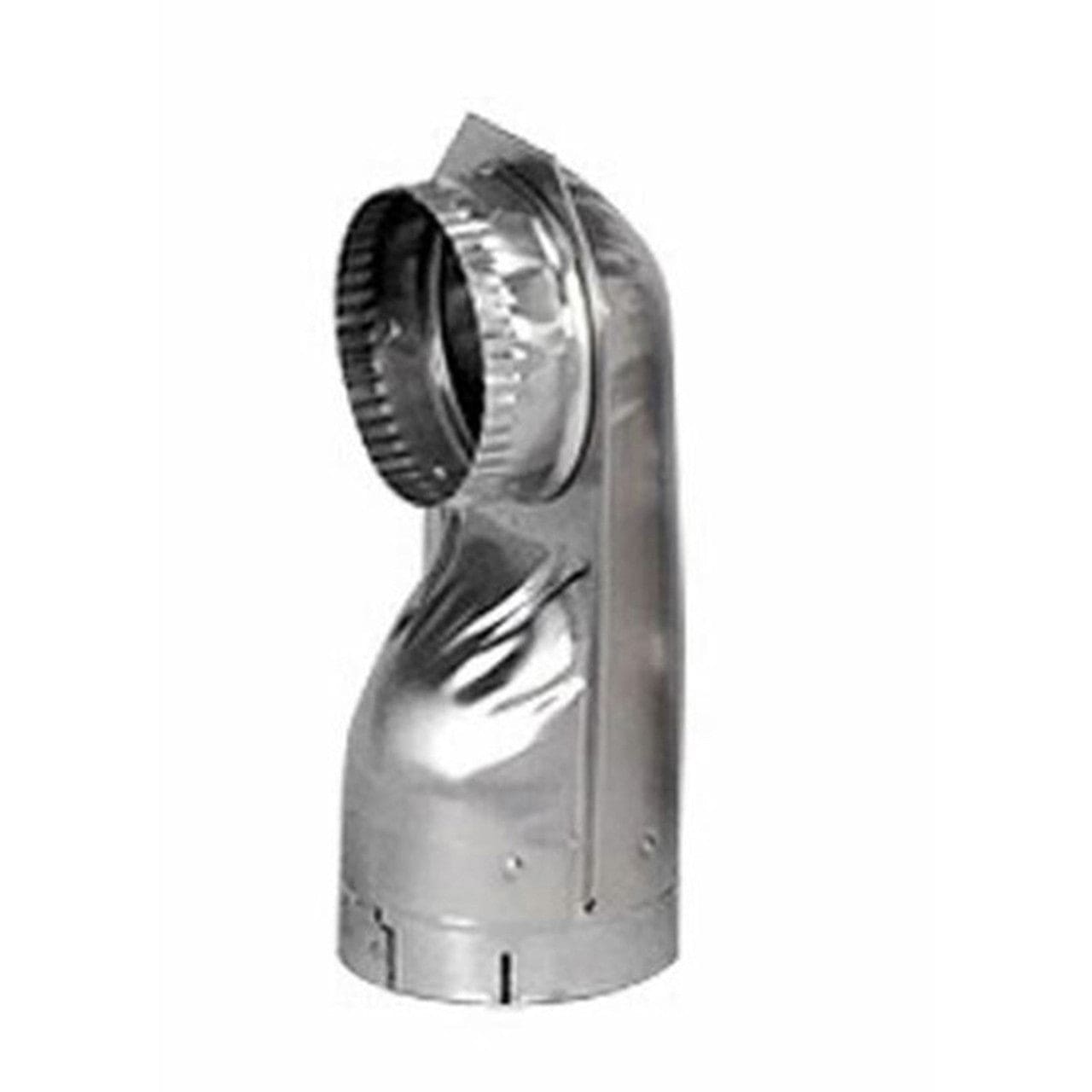 4" Rigid Dryer Vent Wall Offset Elbow - 110109 - Chimney Cricket