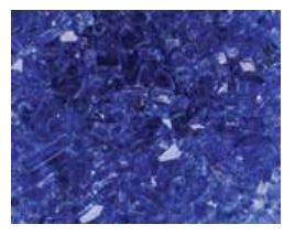 Superior H8424 Reflective Blue 5 lb. Bag of Glass Media - Chimney Cricket