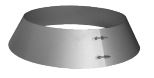 Duravent 12" DuraTech Storm Collar - 12DT-SC, 810000348 - Chimney Cricket