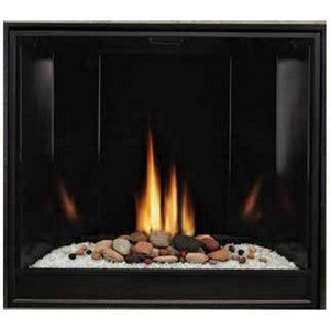 Tahoe Clean Face Contemporary DV Firplace, Prem 36, LP, IP,Porcelain Liner (Req Rock Set & Glass) - Chimney Cricket