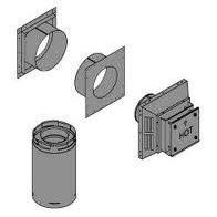 WMH Direct Vent Horizontal Rear Vent Kit for 6" - 12" Wall Thickness - Chimney Cricket