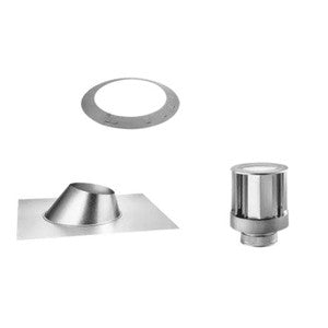 WMH Direct Vent Vertical Thru-The-Roof Vent Kit - Chimney Cricket