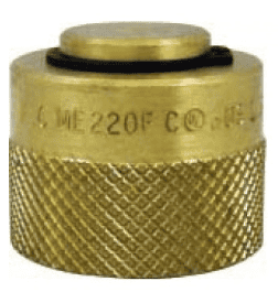 1 1/4" Brass Cap for MEC Vapor Fitting - 150541 - Chimney Cricket