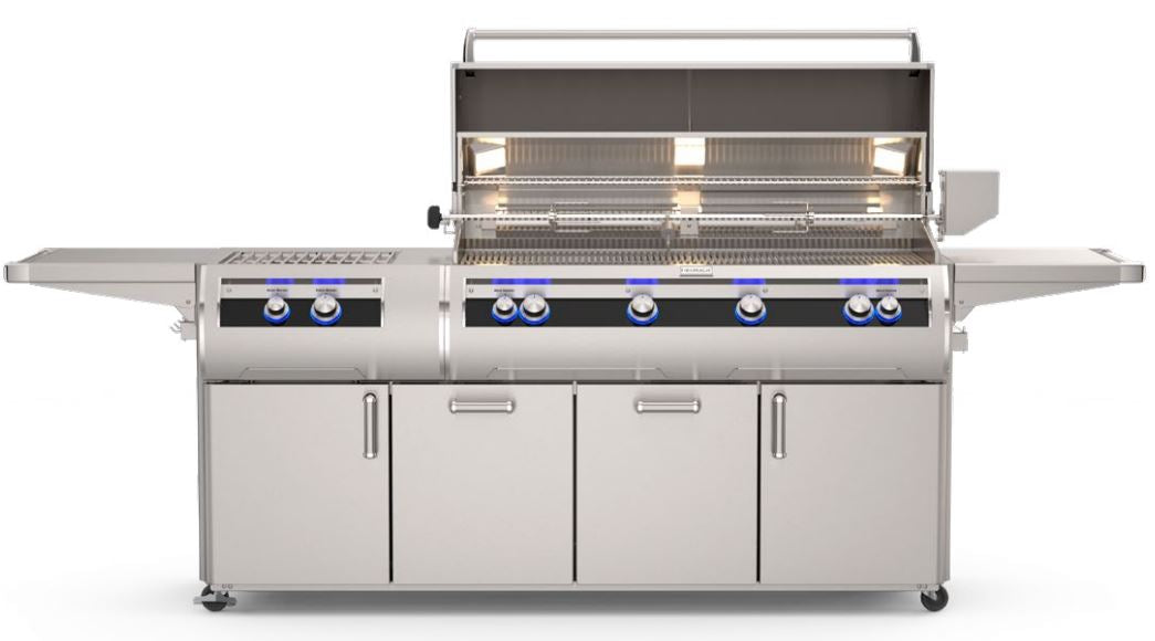 FM E1060s Echelon 48" Portable Grill with Analog Thermometer, Power Burner and Infrared Burner, NG - E1060S9LAN51 ** - Chimney Cricket