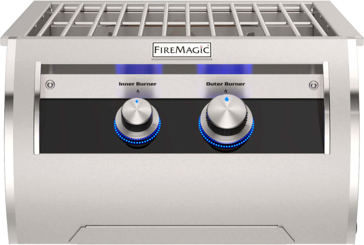 FM Echelon Built-In Power Burner with Stainless Steel Grid, NG (2 Boxes = 19-6B0N-0 & 3545-S) - 196B1N0 - Chimney Cricket