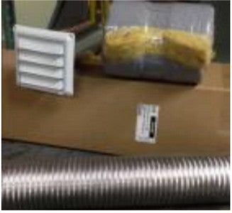 Outside Air Kit 4in Dia (insulated flexible..duct and outside air inlet) - Chimney Cricket