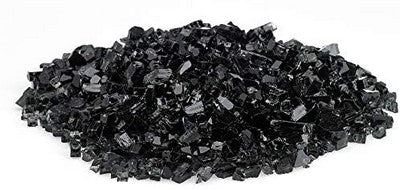 Hpc Black Decorative Firepit Glass