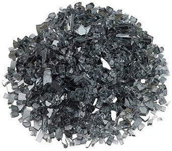 Hpc Gray Reflective Firepit Glass