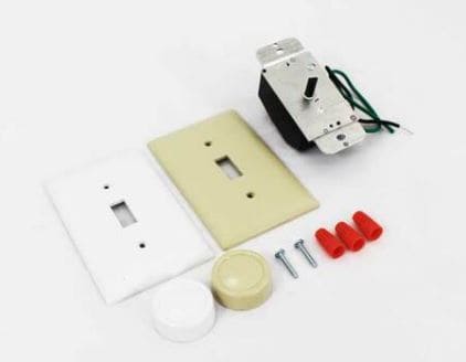 Fan Motor Rheostat Control - Wall Mounted - Chimney Cricket