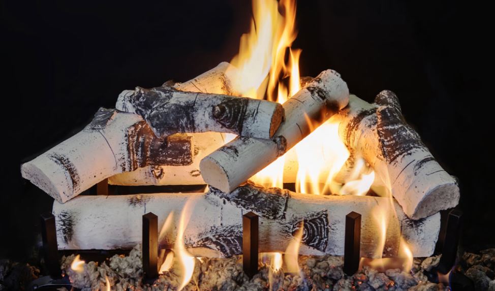 Grand Canyon 18" Quaking Aspen 5-Piece Log Set - Chimney Cricket