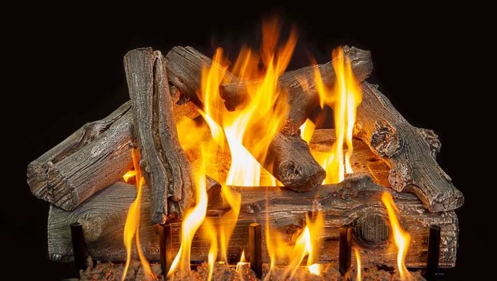 Grand Canyon 24" Western Driftwood 7-Piece Log Set - Chimney Cricket