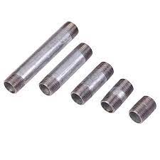 1/2"x10" Galvanized Steel Nipple (G113FX10) 113GS-D10 - Chimney Cricket