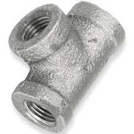 1/2" Galvanized Steel Tee (G101F) GS311-8 - Chimney Cricket