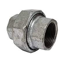 1/2" Galvanized Steel Union (G104F) GS107-8 - Chimney Cricket