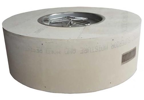Hpc 54" Round Firepit Enclosure With 25" Bowl Pan, Electronic Ignition, Lp